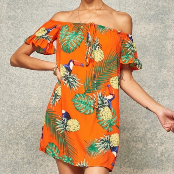 Promesa Dresses Pineapples And Toucans Dress Poshmark